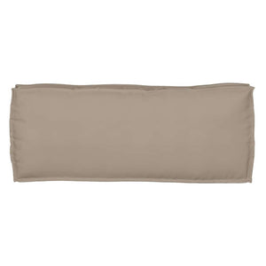 Taupe Kissen 100x40 cm Oxford-Gewebe