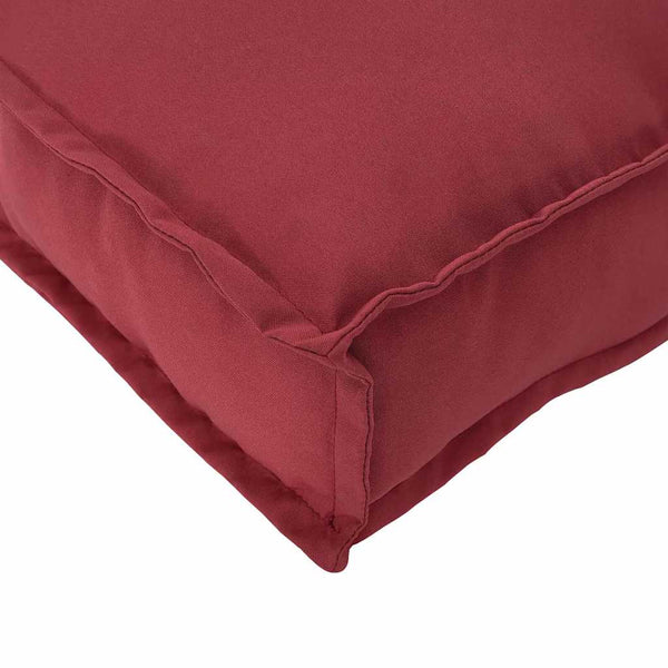Weinrotes Kissen 100x40 cm Oxford-Gewebe