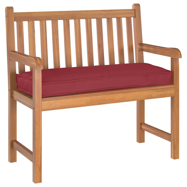 Weinrotes Kissen 100x40 cm Oxford-Gewebe