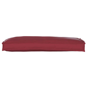 Weinrotes Kissen 100x40 cm Oxford-Gewebe