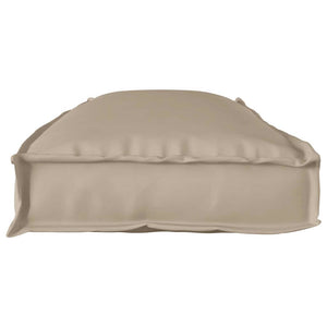 Taupe Kissen 110x40 cm Oxford-Stoff
