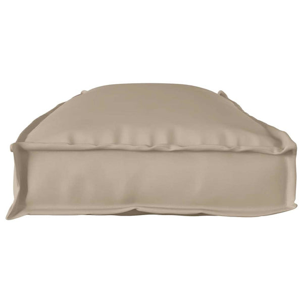 Taupe Kissen 110x40 cm Oxford-Stoff