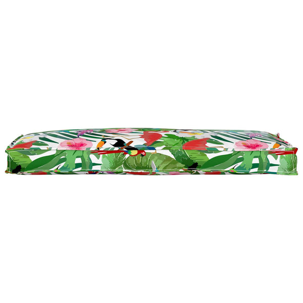 Blumenmuster Kissen, Mehrfarbig, 110 cm