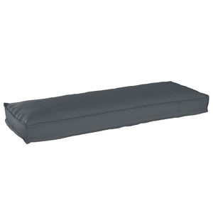 Anthrazit Kissen 120x40 cm Oxford-Gewebe
