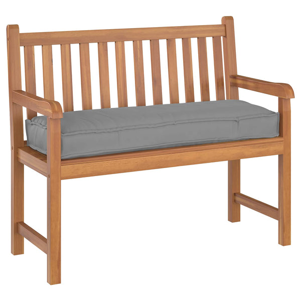 Graues Kissen 120 x 40 cm Oxford-Stoff