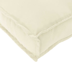 Creme Kissen 120x40 cm Oxford-Stoff