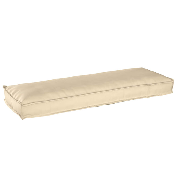Beiges Kissen 120x40 cm Oxford-Stoff