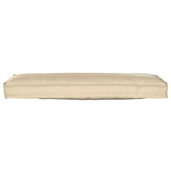 Beiges Kissen 120x40 cm Oxford-Stoff