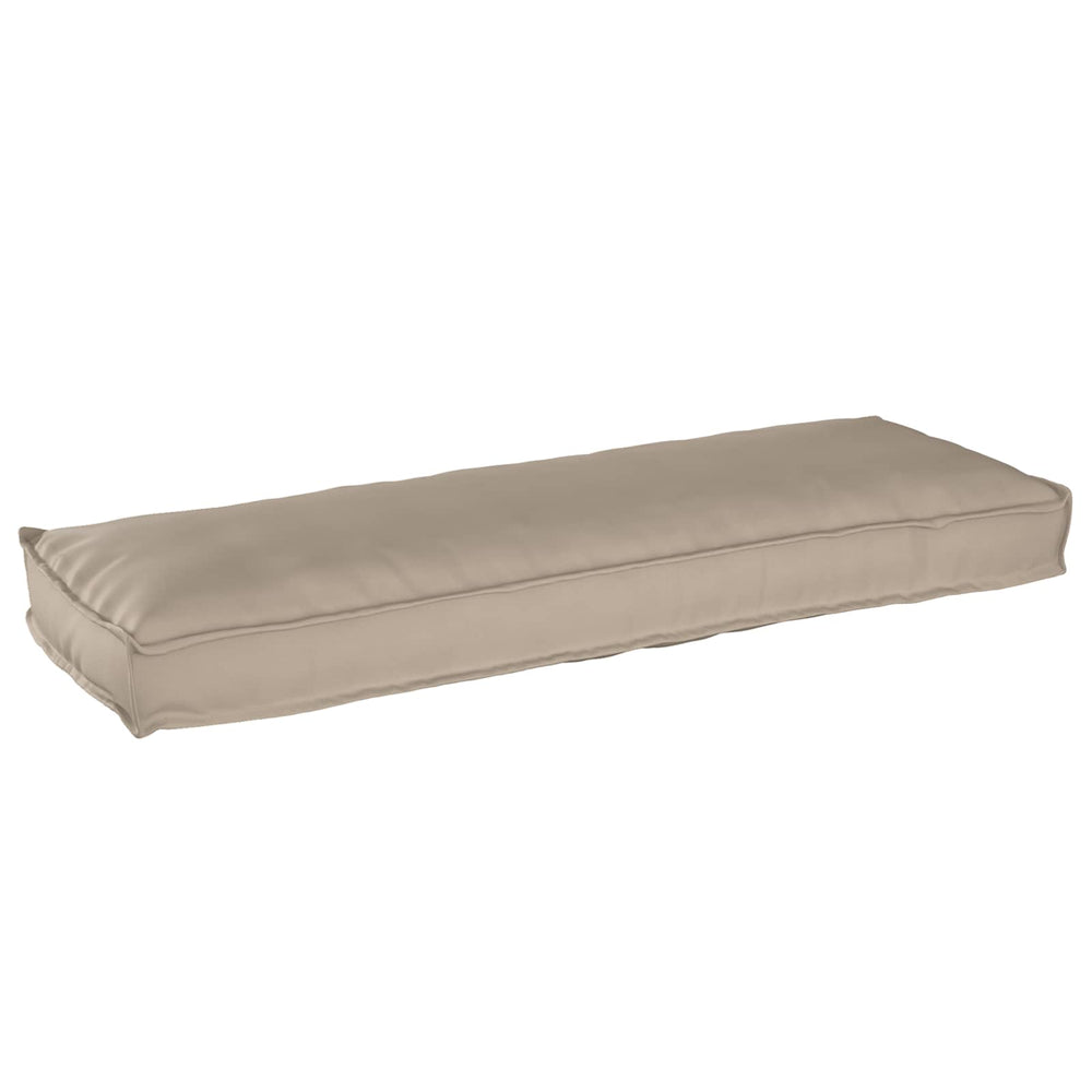 Taupe Kissen 120x40 cm Oxford-Gewebe