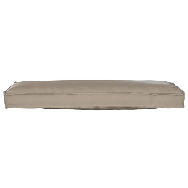 Taupe Kissen 120x40 cm Oxford-Gewebe