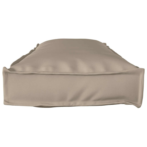 Taupe Kissen 120x40 cm Oxford-Gewebe