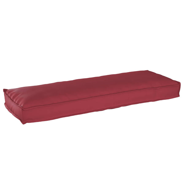 Weinrotes Kissen 120x40 cm Oxford-Stoff