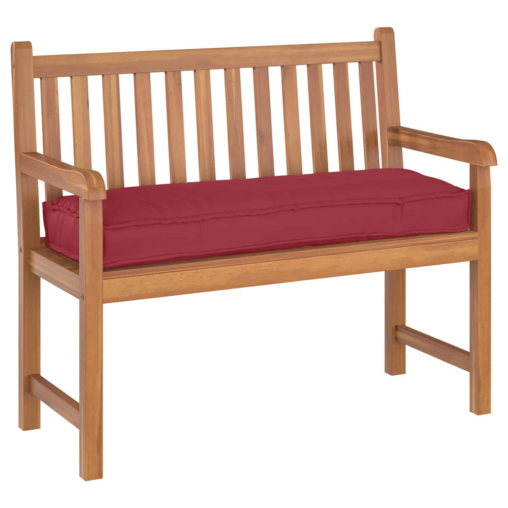 Weinrotes Kissen 120x40 cm Oxford-Stoff