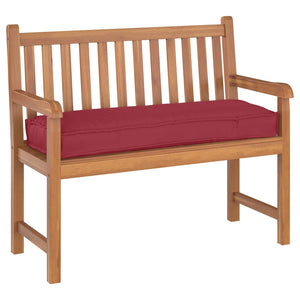 Weinrotes Kissen 120x40 cm Oxford-Stoff