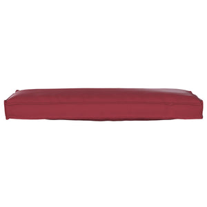 Weinrotes Kissen 120x40 cm Oxford-Stoff