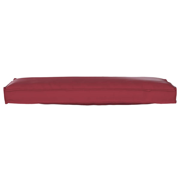 Weinrotes Kissen 120x40 cm Oxford-Stoff