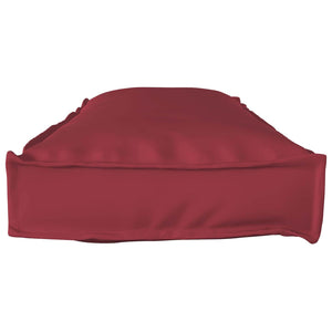 Weinrotes Kissen 120x40 cm Oxford-Stoff