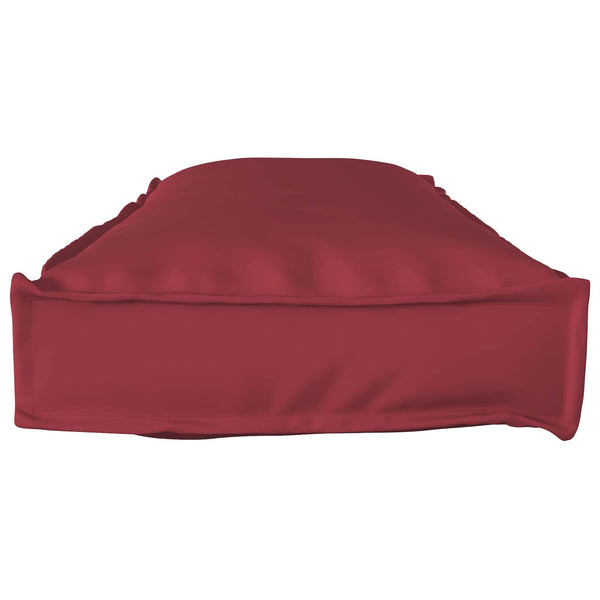 Weinrotes Kissen 120x40 cm Oxford-Stoff
