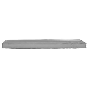 Graues Oxford Kissen 140 x 40 cm