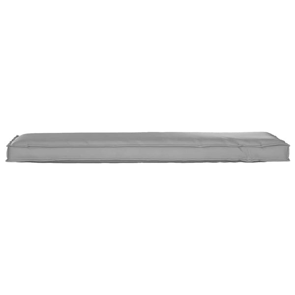 Graues Oxford Kissen 140 x 40 cm