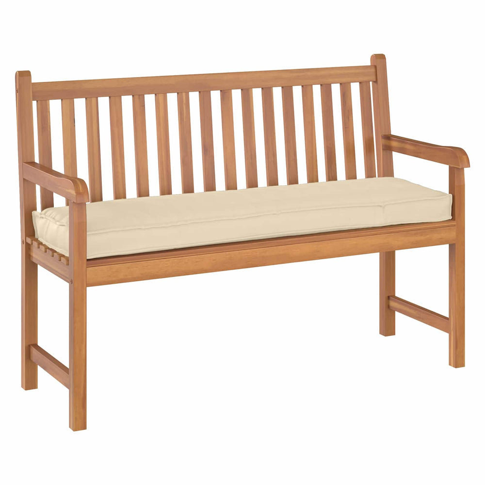 Beige Oxford Stoff Kissen 140x40