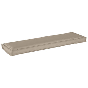 Taupe Kissen 140 x 40 cm Oxford-Gewebe