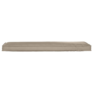 Taupe Kissen 140 x 40 cm Oxford-Gewebe
