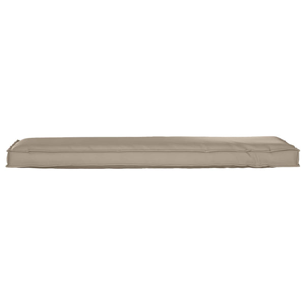 Taupe Kissen 140 x 40 cm Oxford-Gewebe