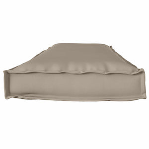 Taupe Kissen 140 x 40 cm Oxford-Gewebe