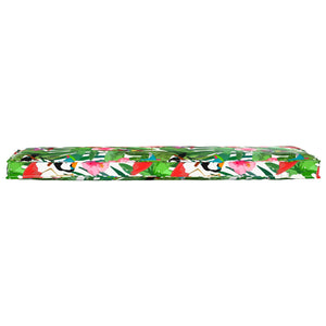 Blumenmuster Kissen Mehrfarbig 140x40 cm