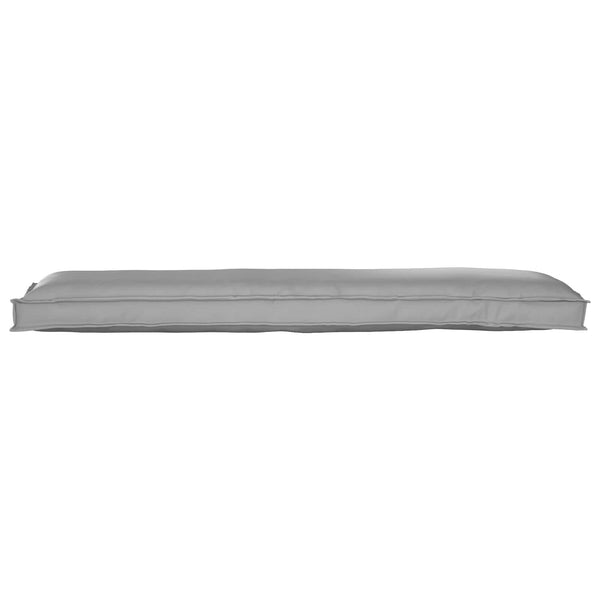 Graues Kissen 150 x 40 cm Oxford-Gewebe