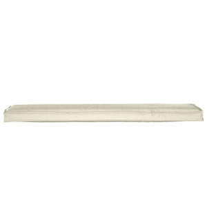 Palettenkissen Creme 180x40 Oxford-Stoff
