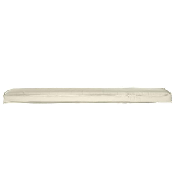 Palettenkissen Creme 180x40 Oxford-Stoff