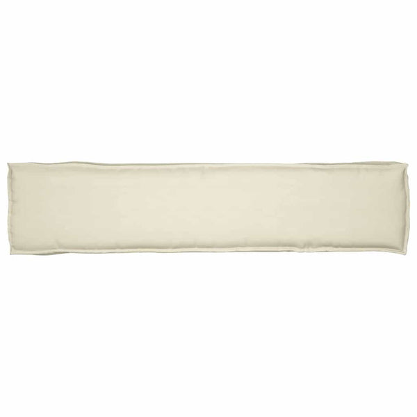 Palettenkissen Creme 180x40 Oxford-Stoff