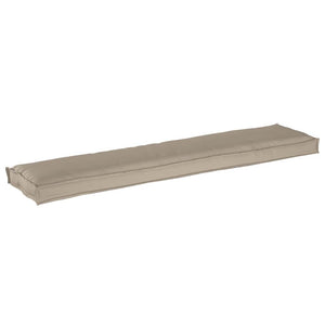 Palettenkissen Taupe 180x40 Oxford-Stoff