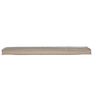Palettenkissen Taupe 180x40 Oxford-Stoff