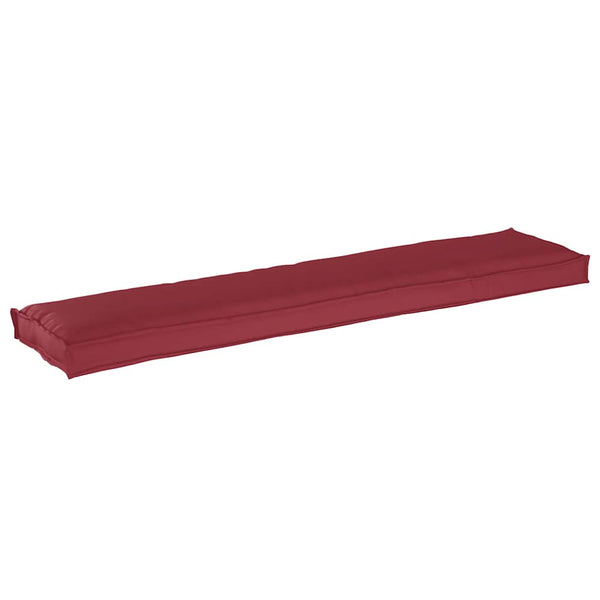 Weinrotes Palettenkissen 180x40 Oxford-Stoff