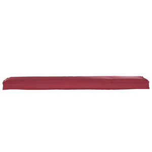 Weinrotes Palettenkissen 180x40 Oxford-Stoff