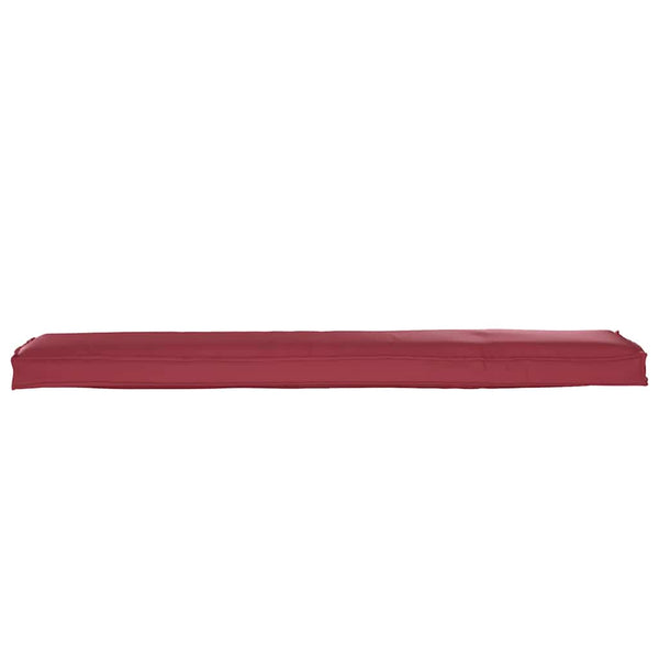 Weinrotes Palettenkissen 180x40 Oxford-Stoff