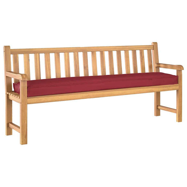 Weinrotes Palettenkissen 180x40 Oxford-Stoff