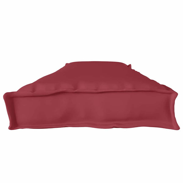 Weinrotes Palettenkissen 180x40 Oxford-Stoff