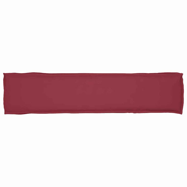 Weinrotes Palettenkissen 180x40 Oxford-Stoff