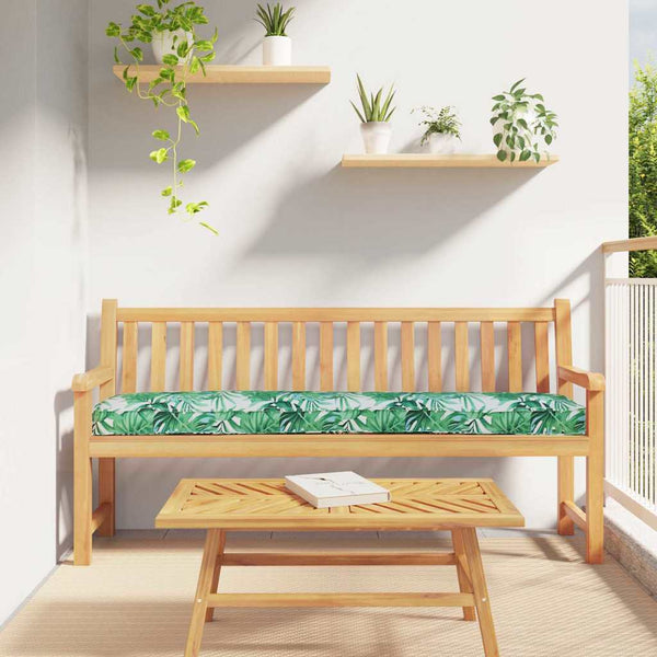 Palettenkissen Grünes Blattmuster 180x40 cm