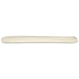 Palettenkissen Creme 200x40 Oxford-Stoff