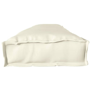Palettenkissen Creme 200x40 Oxford-Stoff