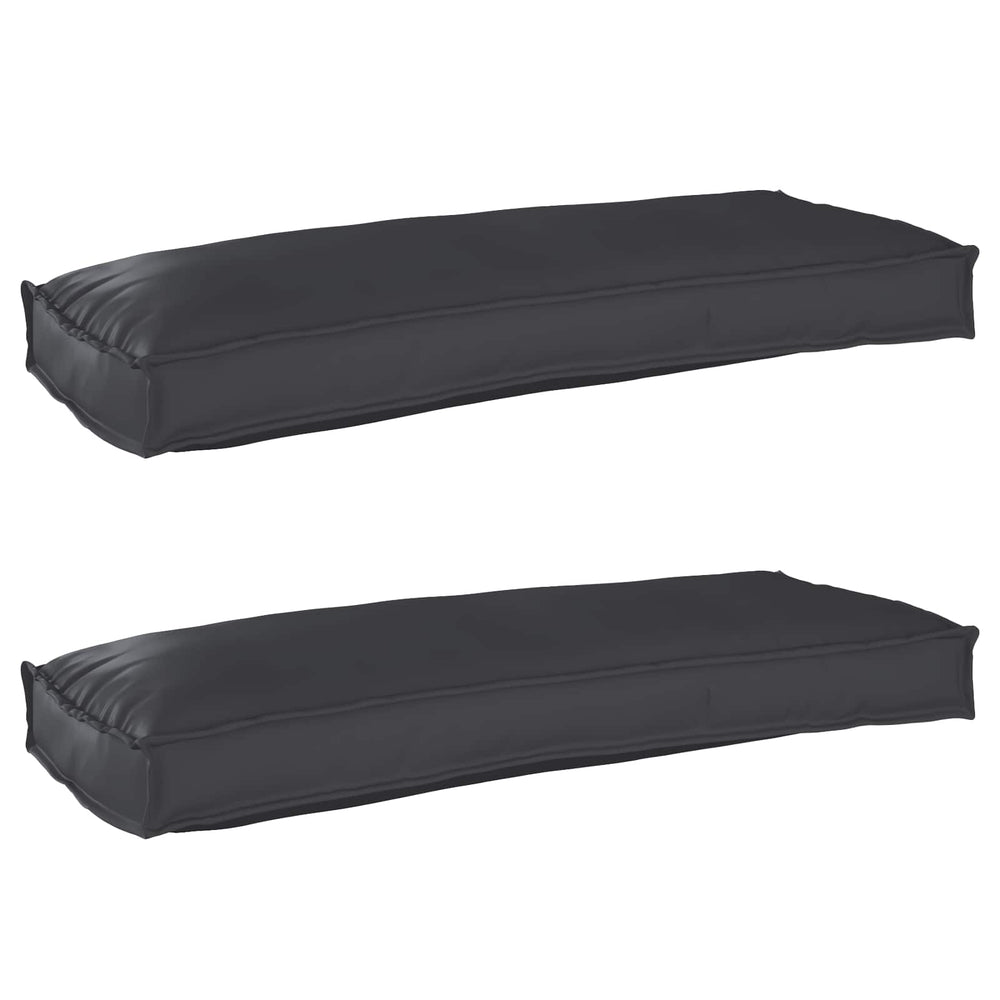 Schwarzes Palettenkissen Set, 2-teilig