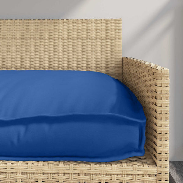 Palettenkissen Set Königsblau 100x40 cm
