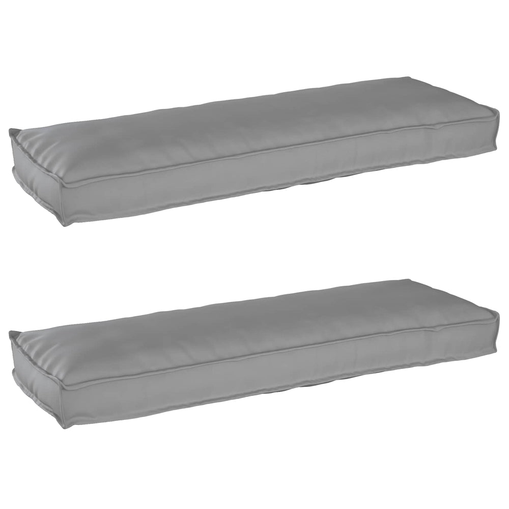 Palettenkissen Set Grau 120x40cm, 2 Stk.