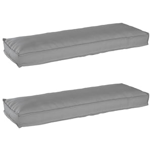 Palettenkissen Set Grau 120x40cm, 2 Stk.