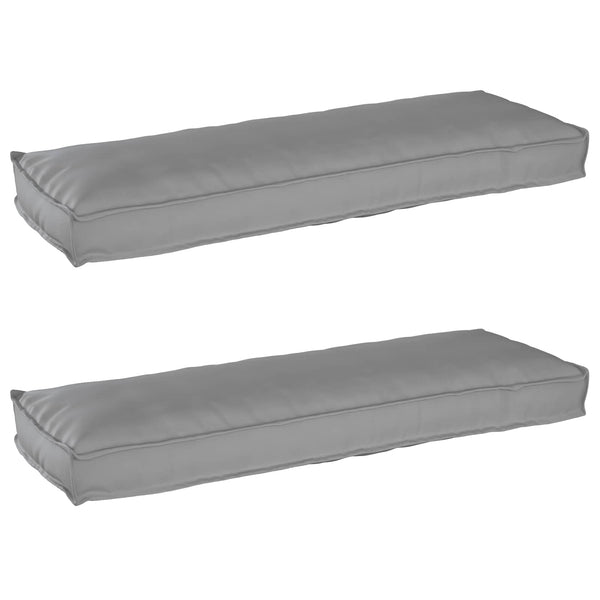 Palettenkissen Set Grau 120x40cm, 2 Stk.